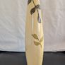 Tall Ceramic Vase Cream Green Botanical Branch Slim 40cm Modern Decor Image 2