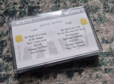 David Bowie - The Man Who Sold The World promo cassette tape remastered bonus tracks