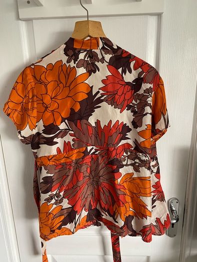 Monsoon ladies silk wrap blouse
