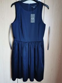 BNWT - Armani Exchange navy dress UK 8