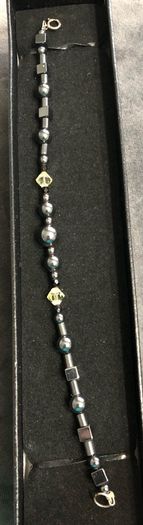 sterling silver pearl bracelet