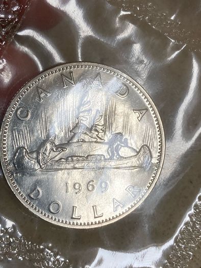 Canada 1969 Dollar Coin set mint
