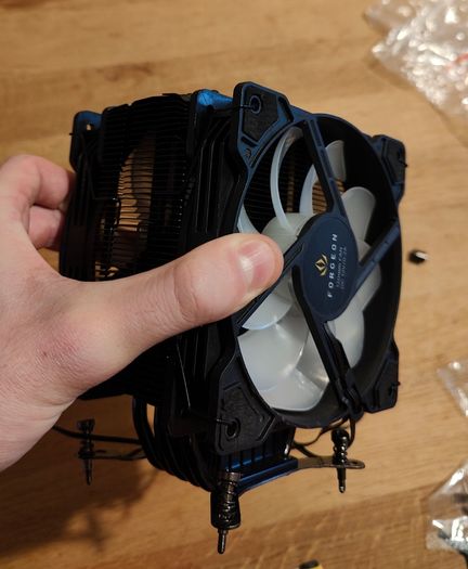 Forgeon Air Solarian 5 Pipes 2x120mm ARGB CPU Cooler Black