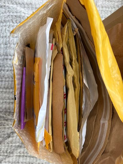 100ish free padded envelopes/Jiffy bags, cardboard envelopes