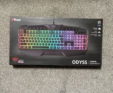 Trust GXT Odyss Semi-Mechanical Gaming Keyboard - RGB - Brand New Boxed (UK Layout)