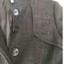 Karen Millen Beautiful Coat Black Grey Tweed Image 8