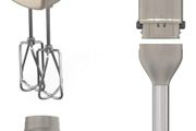 Foodi 3-in-1 Hand Blender, Hand Mixer &amp; Chopper with Gradual Start, 2 Blending and 5 Mixing Speeds to Chop, Mix, Knead, Blend and more, Dishwasher Safe Parts, 850W, Stone Gold