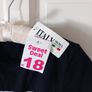 Black T Shirt with Frill size XS-S Image 5