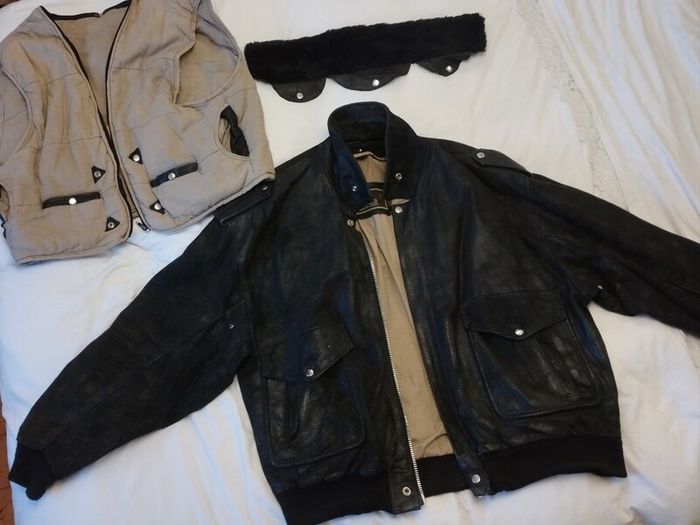 Vintage Leather Aviator/Bomber Jacket
