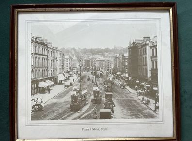 Vintage Patrick Street Cork Framed Print