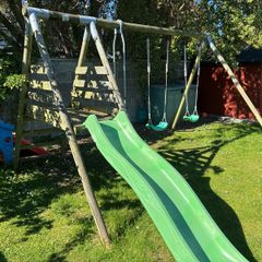 Garden Playset Swings and Slide