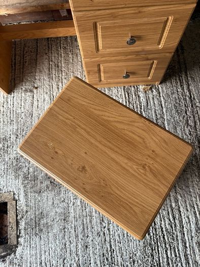 Dressing Table with 3 Drawers & Stool