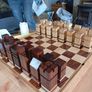 Stylish hand crafted chess set Image 3