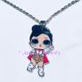 Girl Doll Necklace "THE QUEEN" From Lol Glam Glitter Image 2