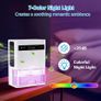 Electric Dehumidifier, 3000ml Portable Small Dehumidifier for Bedroom with Ultra Quiet & Auto Shut off 7 Colorful LED for Wardrobe,basement,Bathroom,Closet,RV,Baby Nursery Image 5
