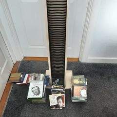 CD HOLDER plus CDs mix 70s 80s 90s