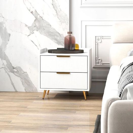 2-Drawer Bedside Table