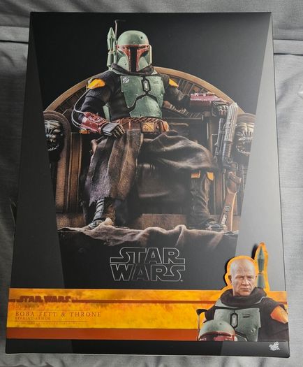 Hot Toys Boba Fett Repainted Armour and throne room set 1/6 scale figure
