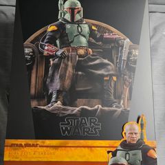 Hot Toys Boba Fett Repainted Armour and throne room set 1/6 scale figure