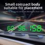 Car HUD head-up display, Km  W2 windshield speedometer projector with speed display and overspeed alert, automatic light sensor, mile/kilometer speed display, USB plug and play, suitable for all car models, Image 9