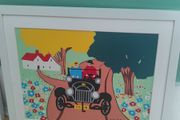 Original Folk Artist Maud Lewis Silk Screen Prints Naive Art