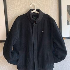 Lacoste Premium Wool Bomber Jacket Black