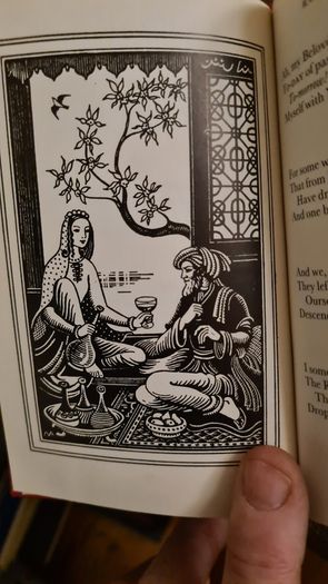 Rubalyat Of Omar Khayyam Done Into English By Edward Fitzgerald With Illustrations By Marjorie Anderson. Hardback In Good Condition.