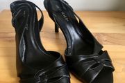 Next leather heeled sandals, uk5
