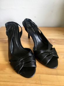 Next leather heeled sandals, uk5