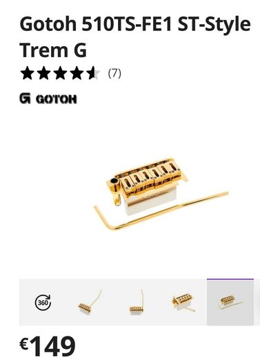 Gotoh bridge custom tremolo 510 fender Stratocaster charvel esp Jackson electric guitar parts accessories