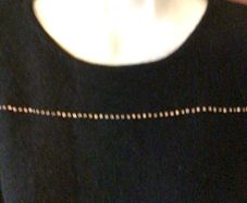 Chaus Rhinestone and Angora Designer Sweater  Size 12