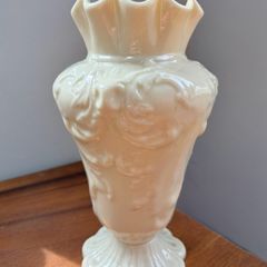 Small White Floral Vase
