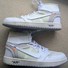 White jordans size 10 UK Nike