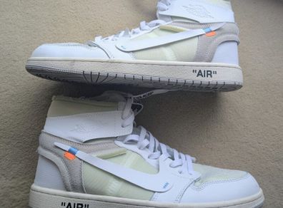 White jordans size 10 UK Nike