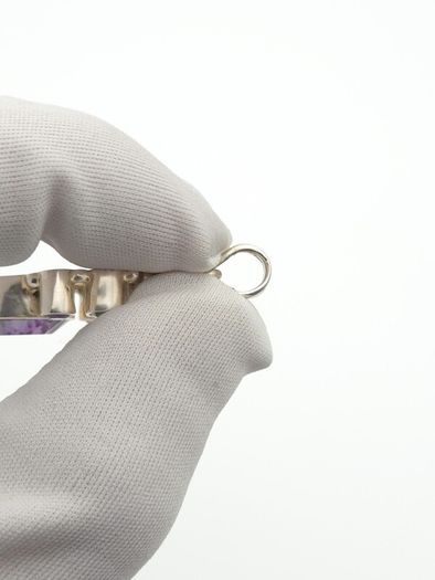 Vintage 925 Sterling Silver & Mystic Topaz Pendant