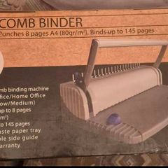 Rex Office Plastic Comb Binding Machine