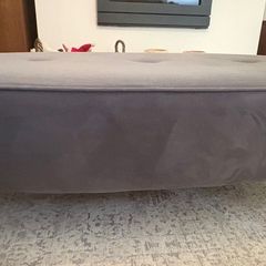 Large oval/elliptical footstool or ottoman