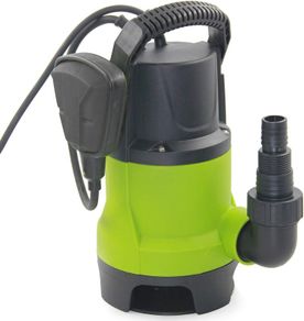 400W Portable Submersible Pump for Dirty/Clean Water, Max Flow 8000L/H Electric Sump Pump, Automatic and Manual Operation by Float Switch