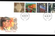 1999 Great Britain Millennium Projects The Workers' Tale Commemorative Stamps Royal Mail Addressed First Day Cover (FDC)