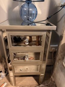 full mirrored bedroom set