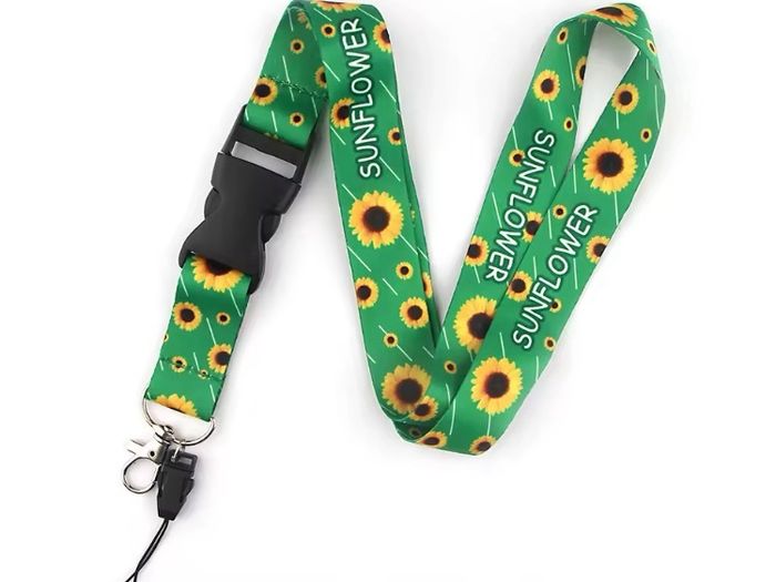 Sunflower Lanyard with ID Holder