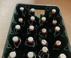 Amber Swing Top Bottles