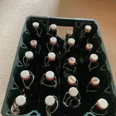 Amber Swing Top Bottles