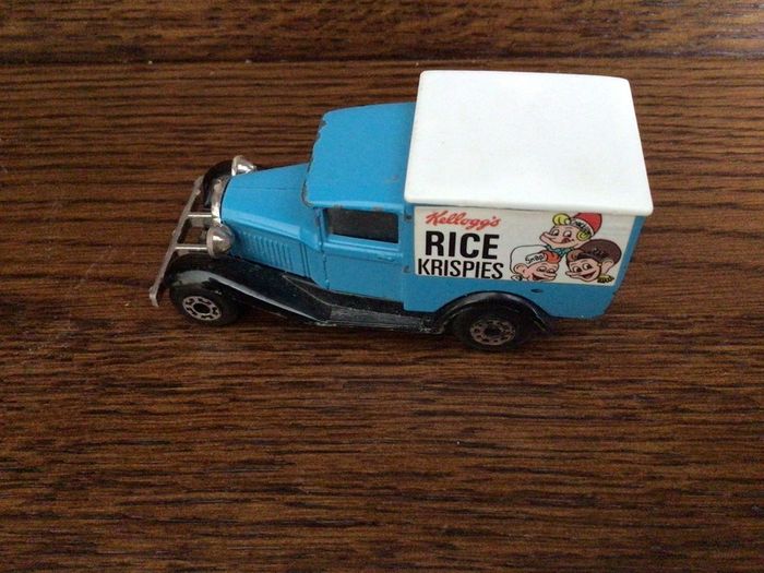 Vintage Matchbox 1979 Rice Krispies advertising  Die Cast Ford Van
