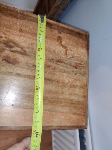 Vintage Wooden DVD Storage Tower Column Cabinet Pillar Stand