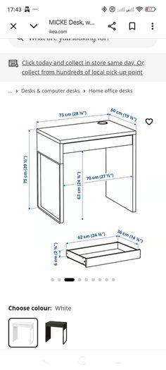 IKEA Desk and chair