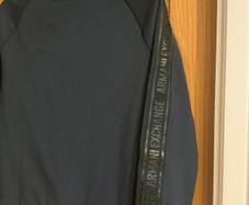 EA7 Armani zipped sweatshirt navy