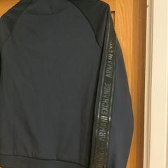 EA7 Armani zipped sweatshirt navy