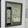 EX Display Appleby Matt Grey 600 Floor Standing unit, matching Plain mirror , basin , Mono mixer & Waste Image 7