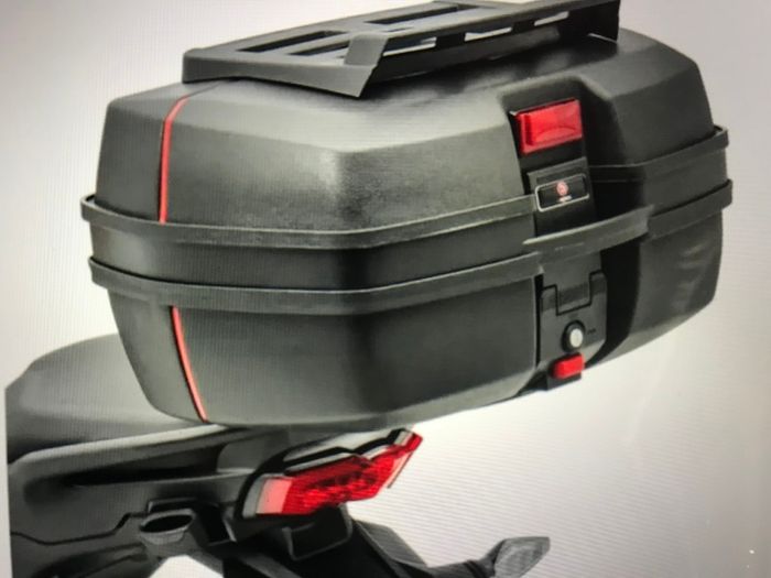 Honda NX Carrier, Plate and Top Box